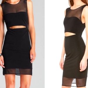 Elizabeth and James mesh Cutout dress